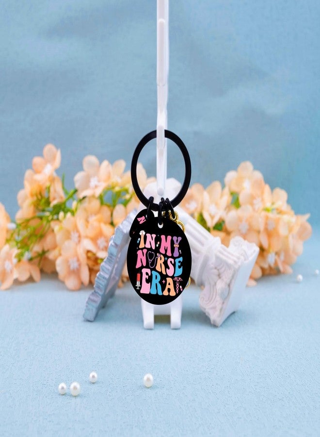 igvean Nurse Keychain Funny Nurses Day Gift for Women Birthday Christmas Graduation Gifts for Nurses Students Purse Wallet Keys Charm Prayer Inspirational Key Ring Nurse Practitioner Presents - Image 4